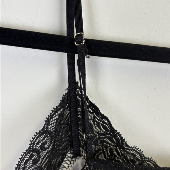 White House Black Market Animal Print & Black Lace Chemise/slip Sz Small - Picture 7 of 8